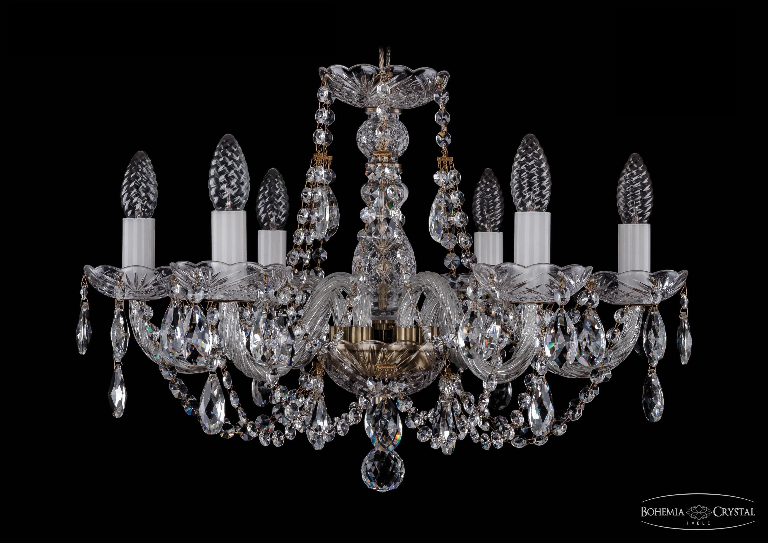 Подвесная хрустальная люстра 1406 Bohemia 1406/6/195 Pa