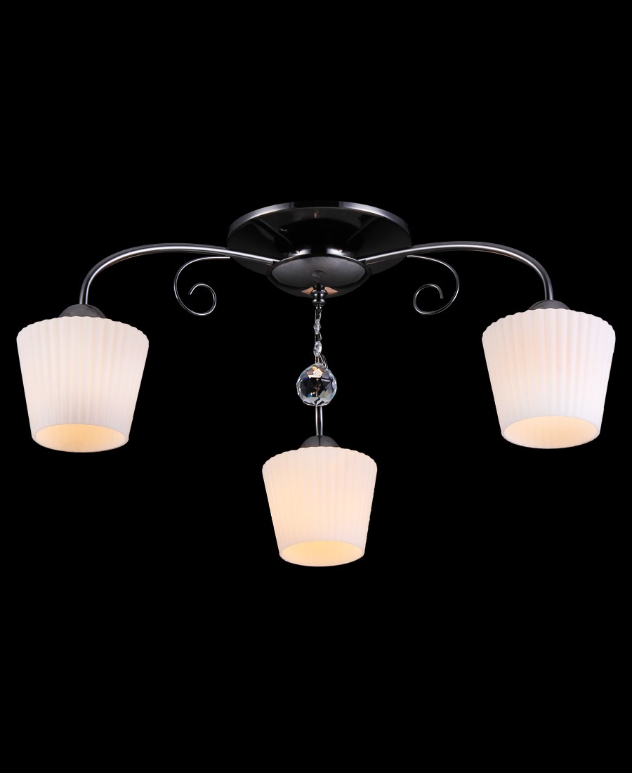 Потолочная люстра Natali Kovaltseva 11437/3С DARK CHROME