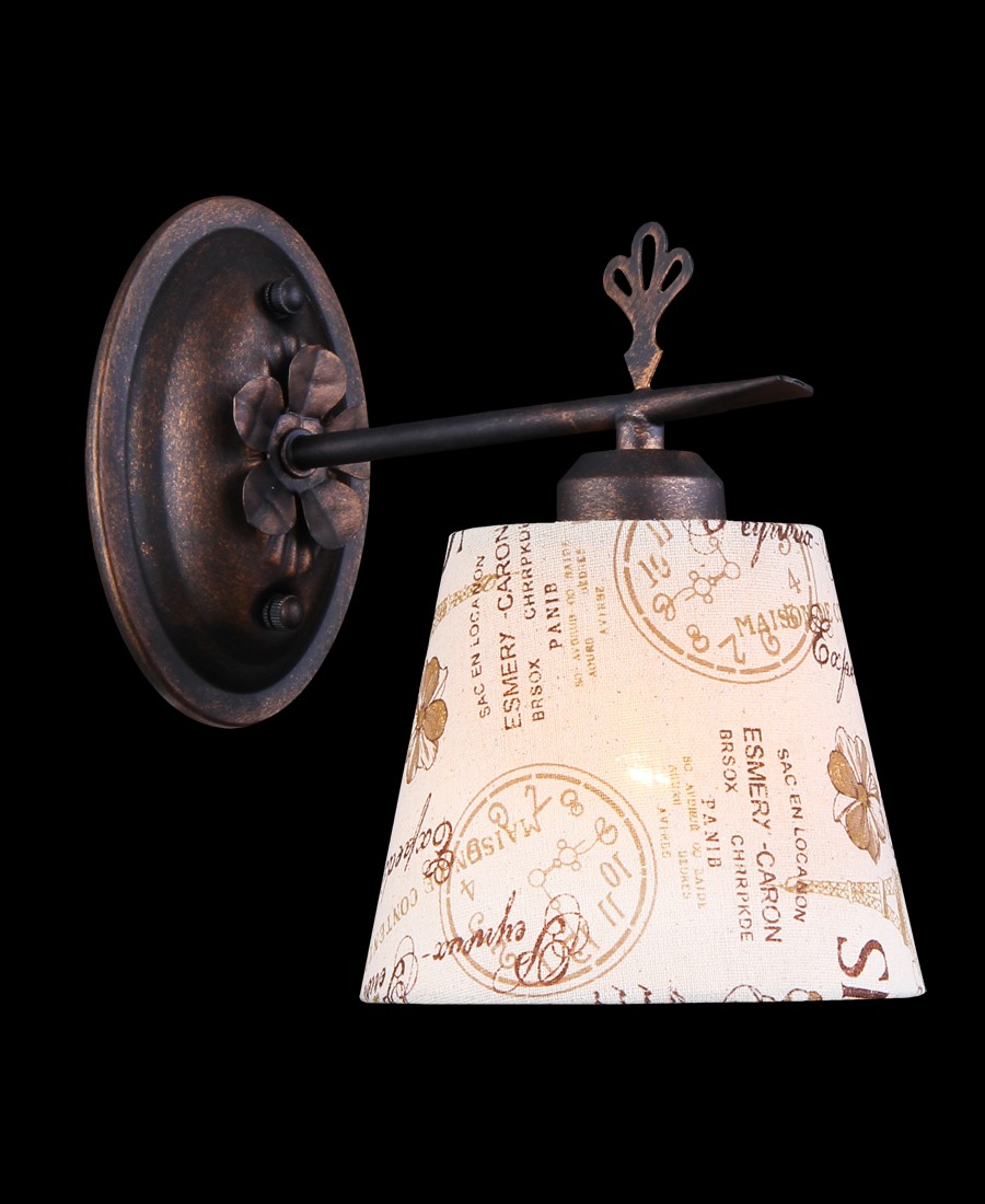 Настенное бра Natali Kovaltseva ALPS 11430/1W BROWN GOLD