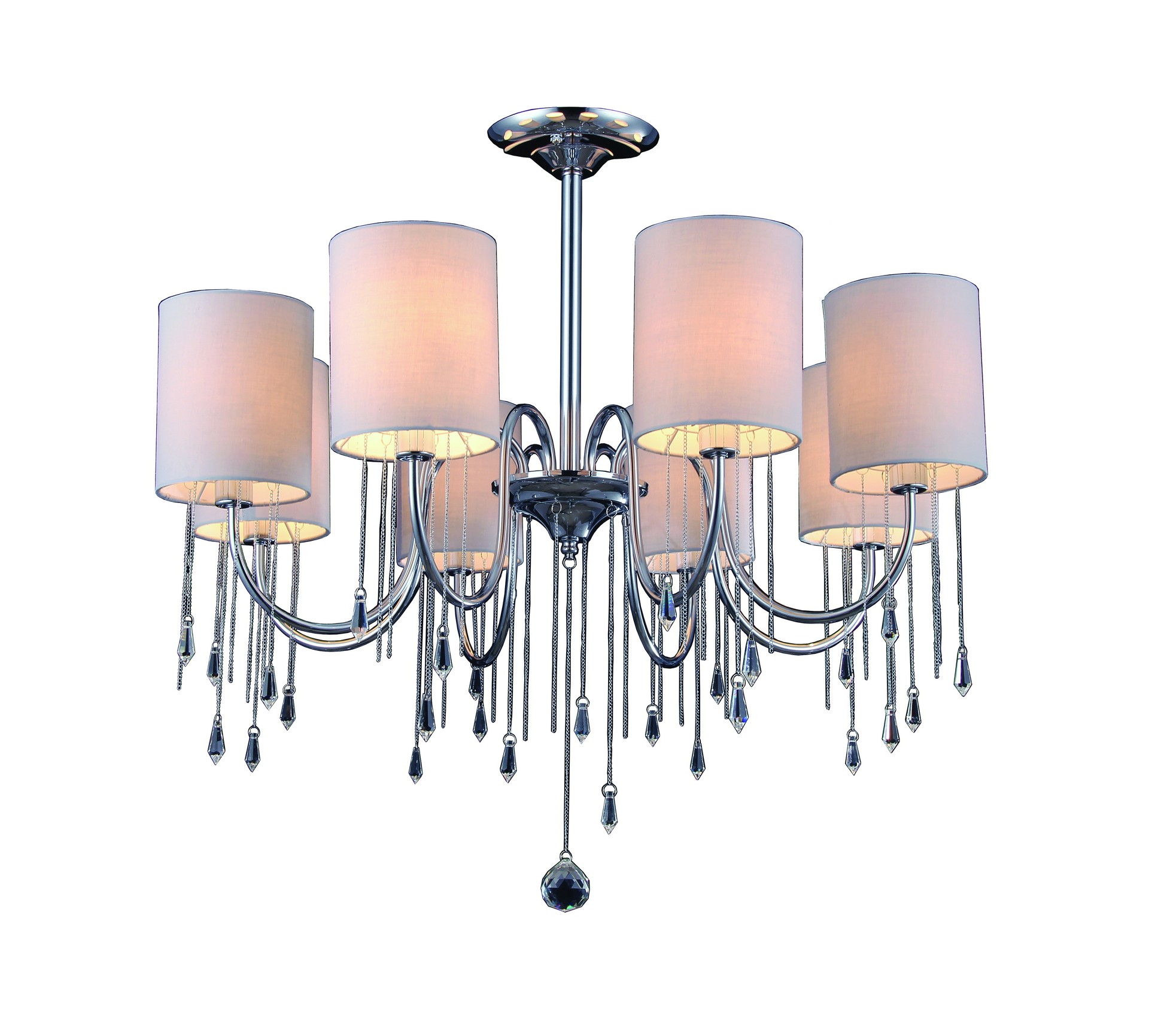 Люстра на штанге Natali Kovaltseva MONZA 11426/8C CHROME