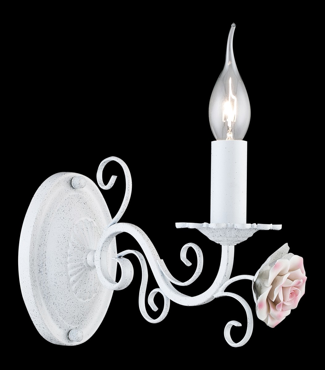 Настенное бра Natali Kovaltseva OLGA OLGA 11384/1W WHITE SILVER