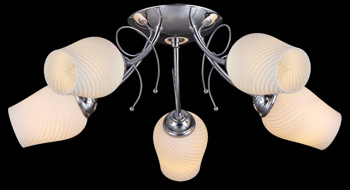 Потолочная люстра Natali Kovaltseva 11409/5С CHROME