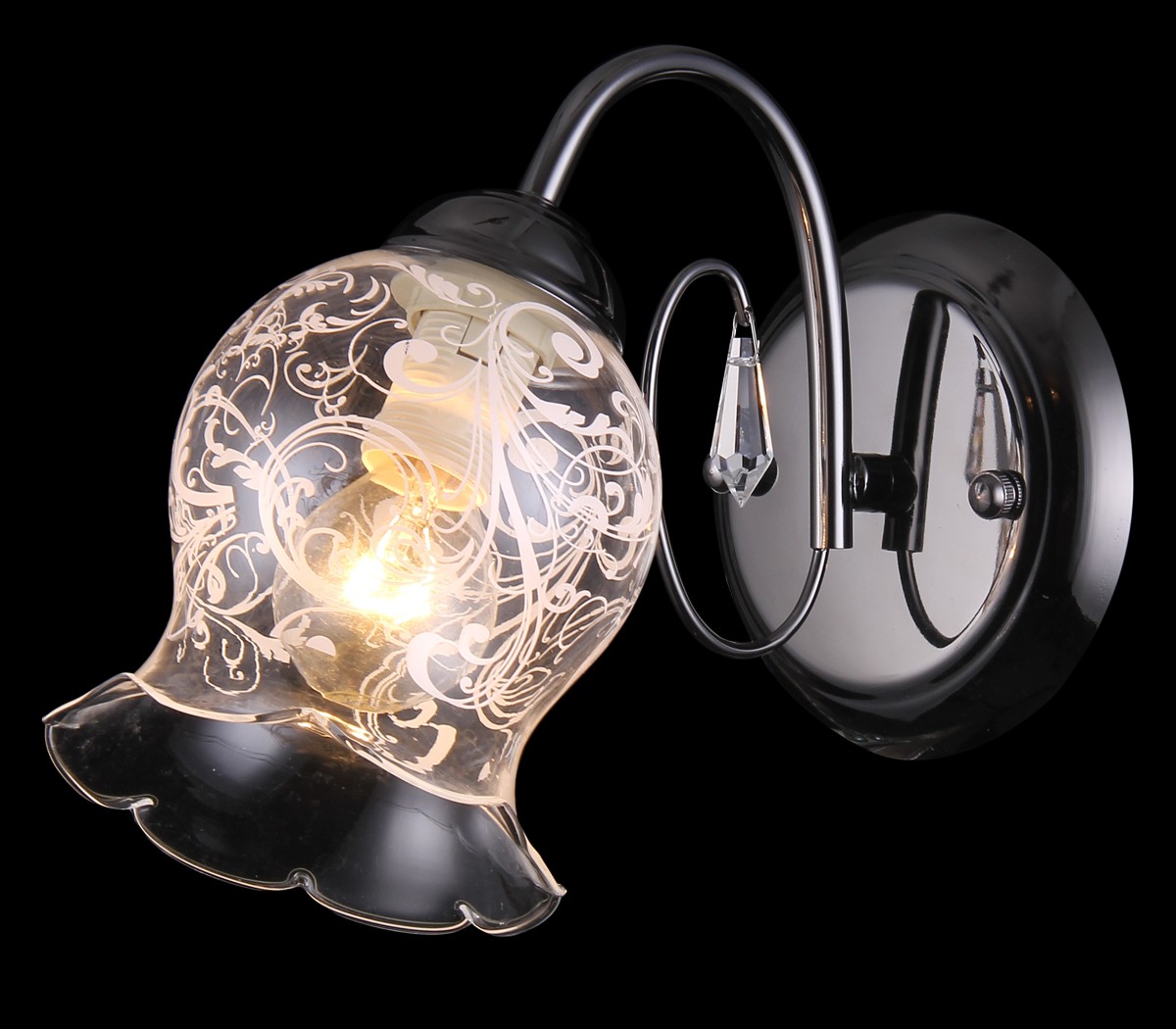 Настенное бра Natali Kovaltseva 11432/1W DARK CHROME