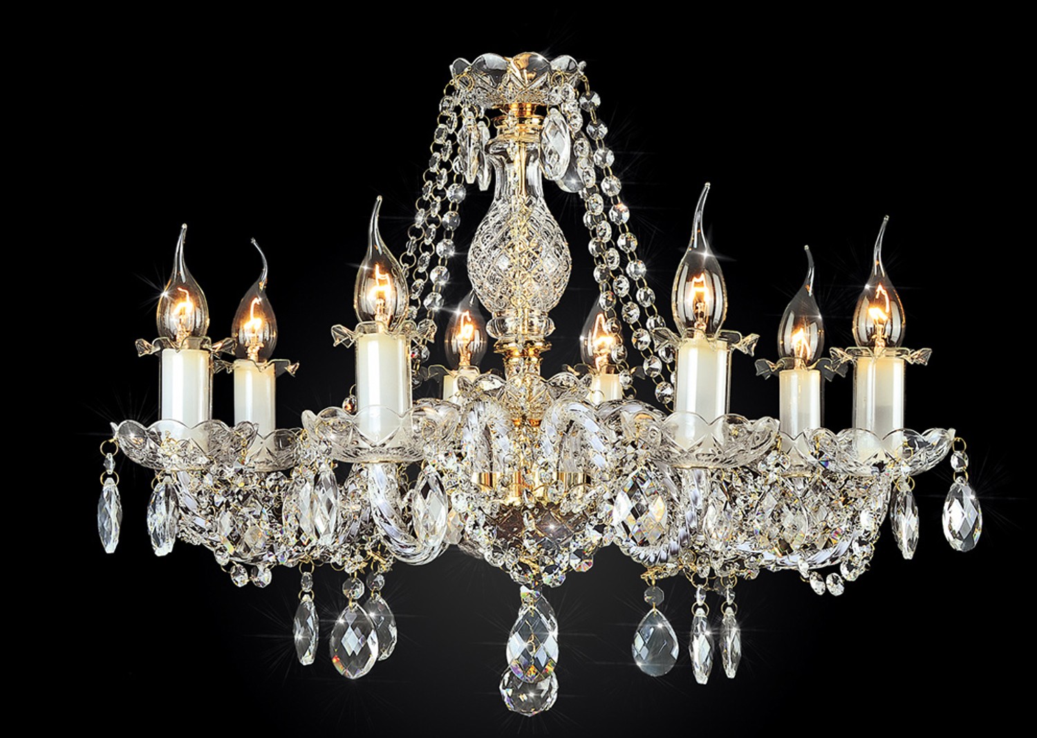 Потолочная люстра Максисвет 6660 2-6660-8-FG E14