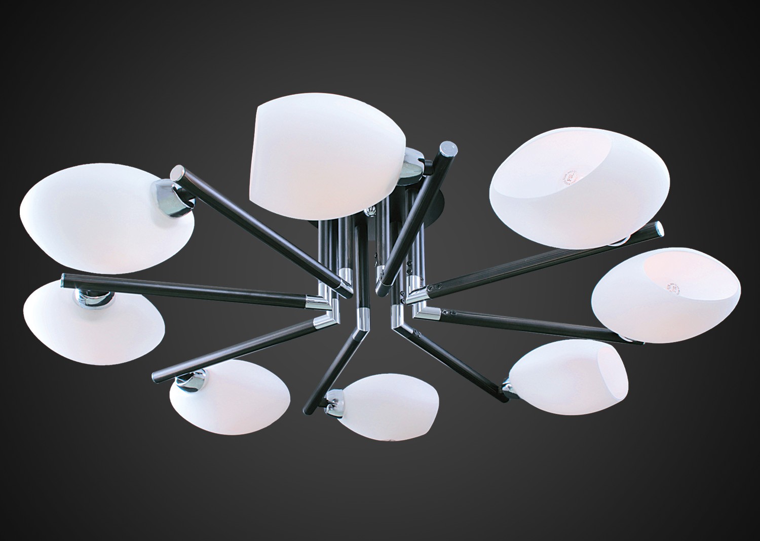 Потолочная люстра Максисвет 5114 1-5114-8-CR+DWE E14