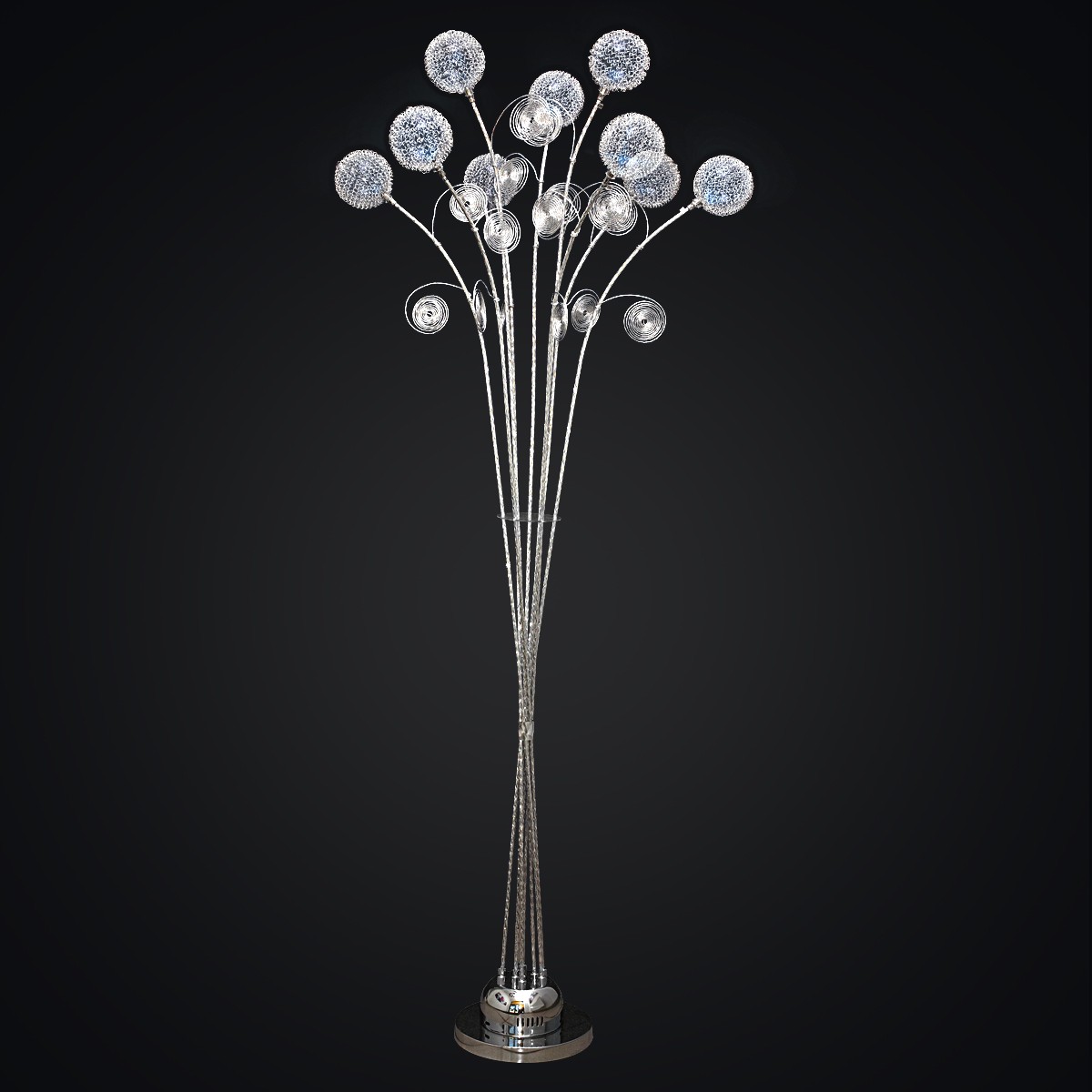 Торшер Максисвет 4-6118-9-CR Y