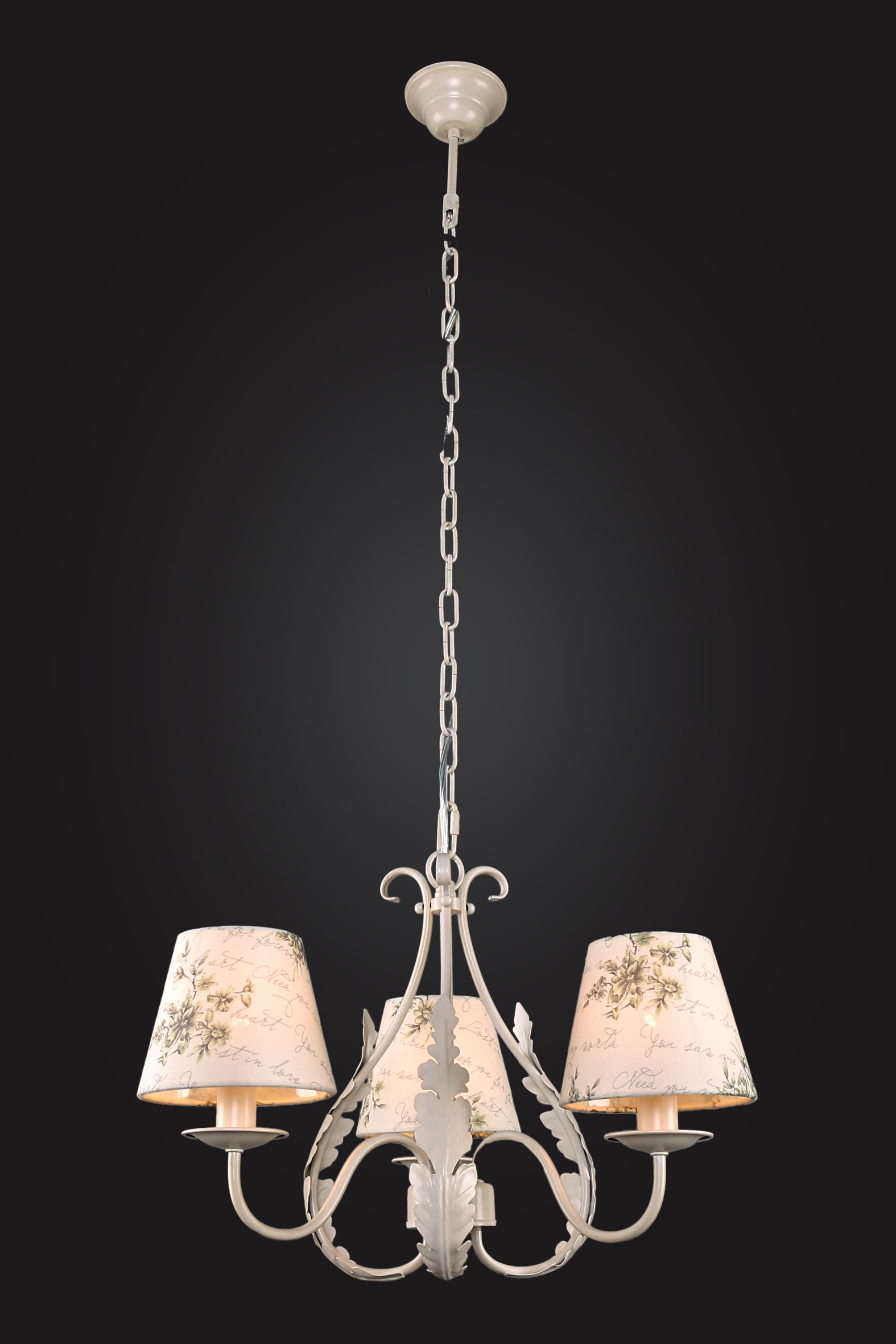 Подвесная люстра Максисвет 2-4542-3-WH E14