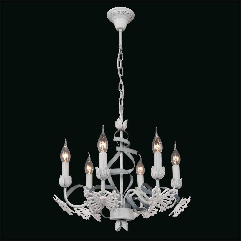 Люстра с бабочками 4202 2-4202-6-HS E14 Максисвет