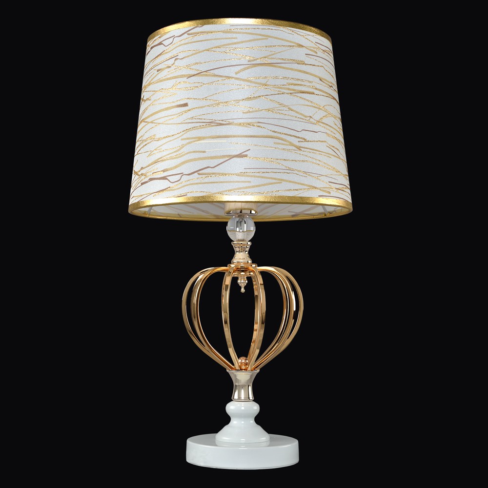 Настольная лампа Максисвет 5-6500-1-FGL+WH-Е27