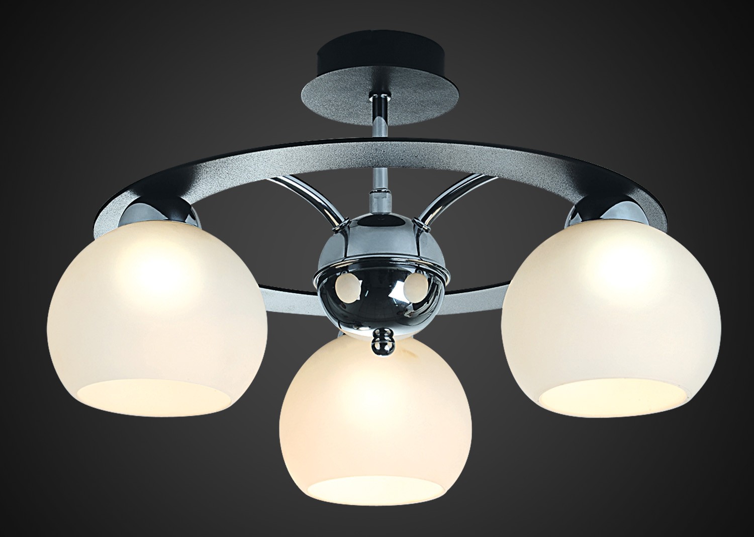 Потолочная люстра Максисвет 5066 1-5066-3-CR+WE E14