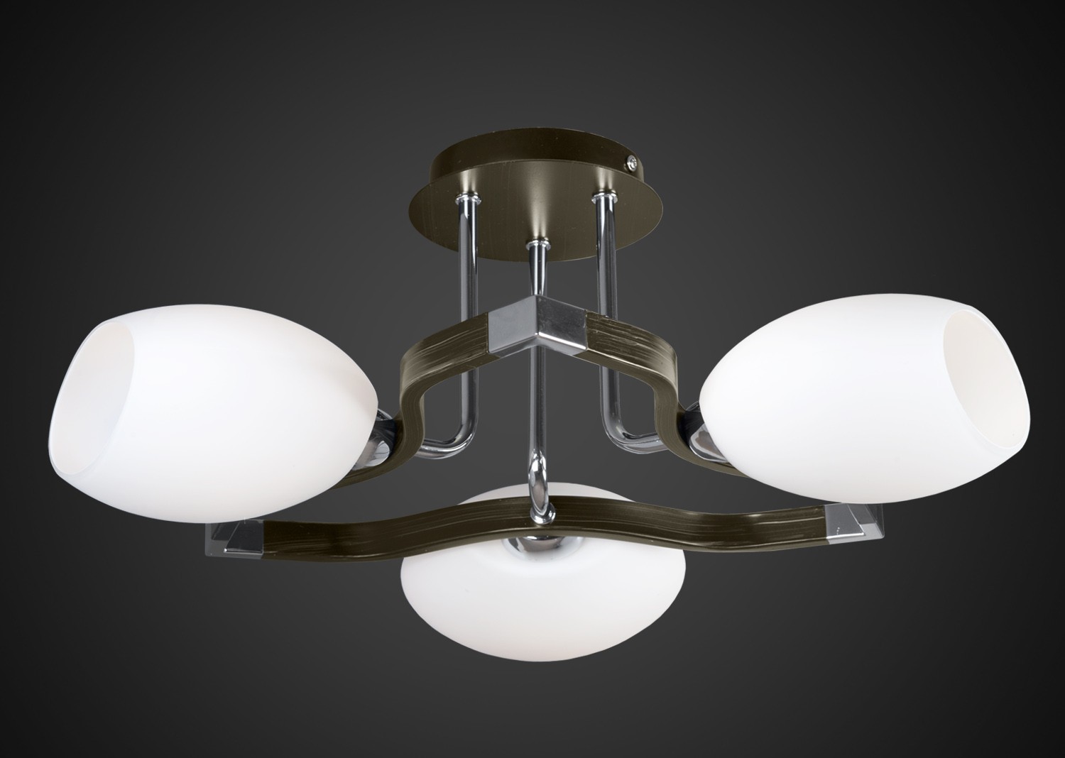 Потолочная люстра Максисвет 2108 1-2108-3-CR+DWE E14