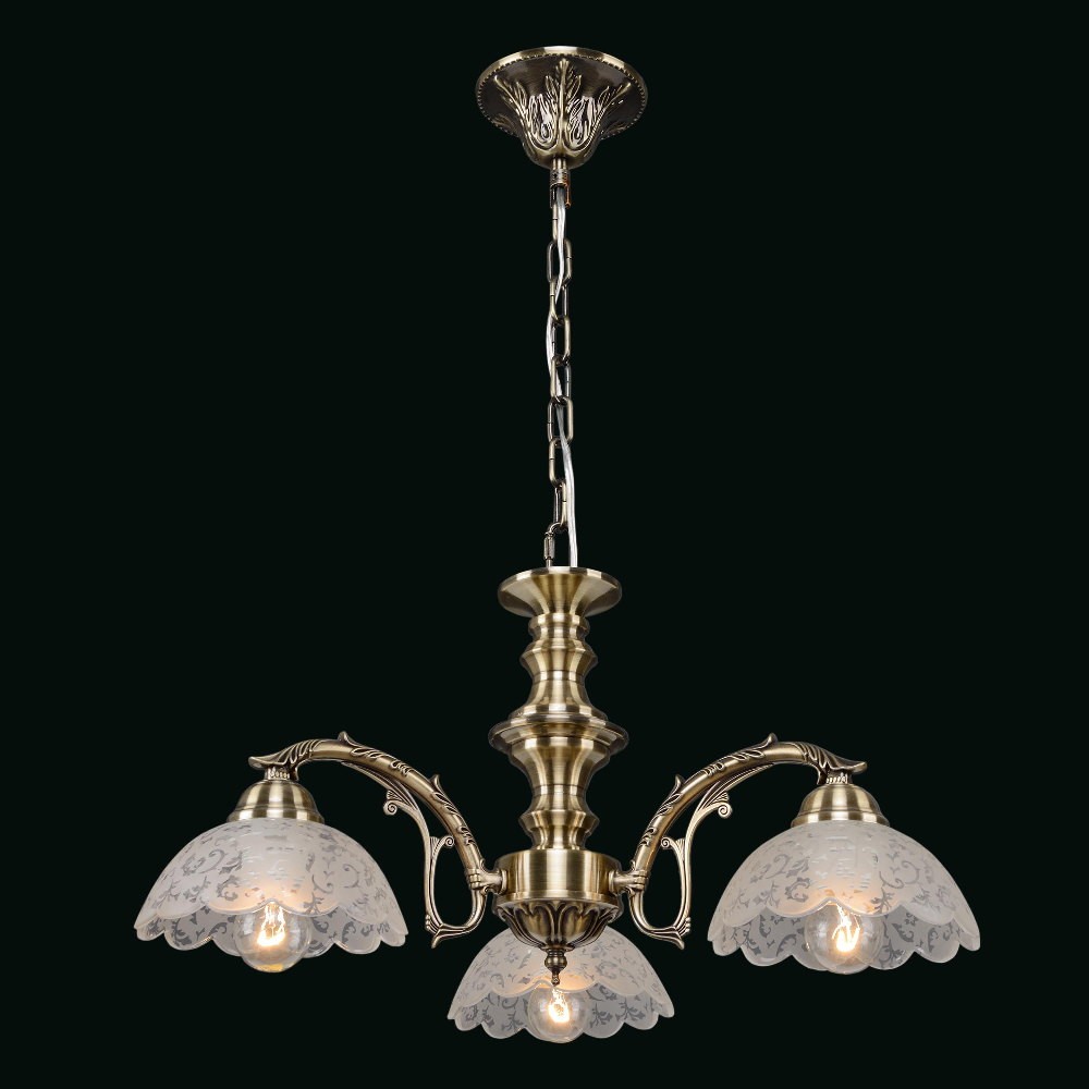 Подвесная люстра Максисвет 2-3870-3-AB E27