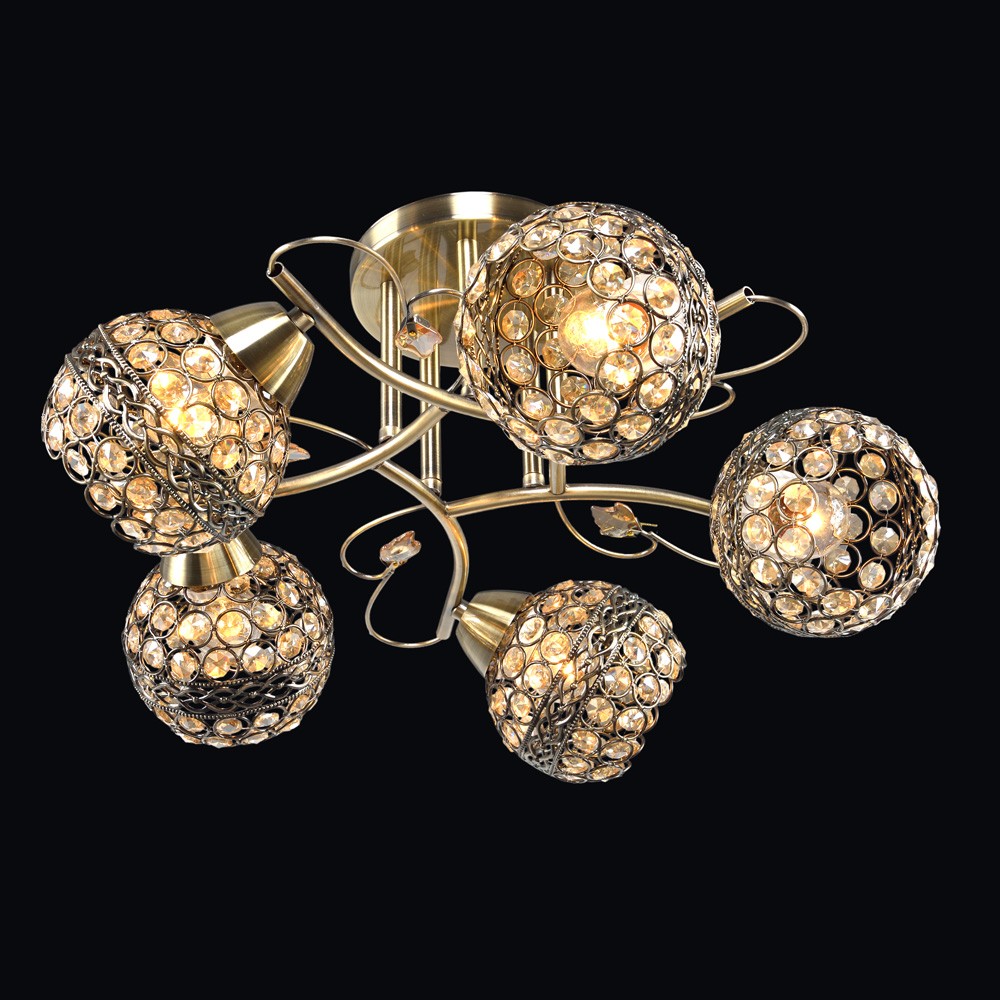 Потолочная люстра Максисвет 8850 1-8850-5-АВ E14