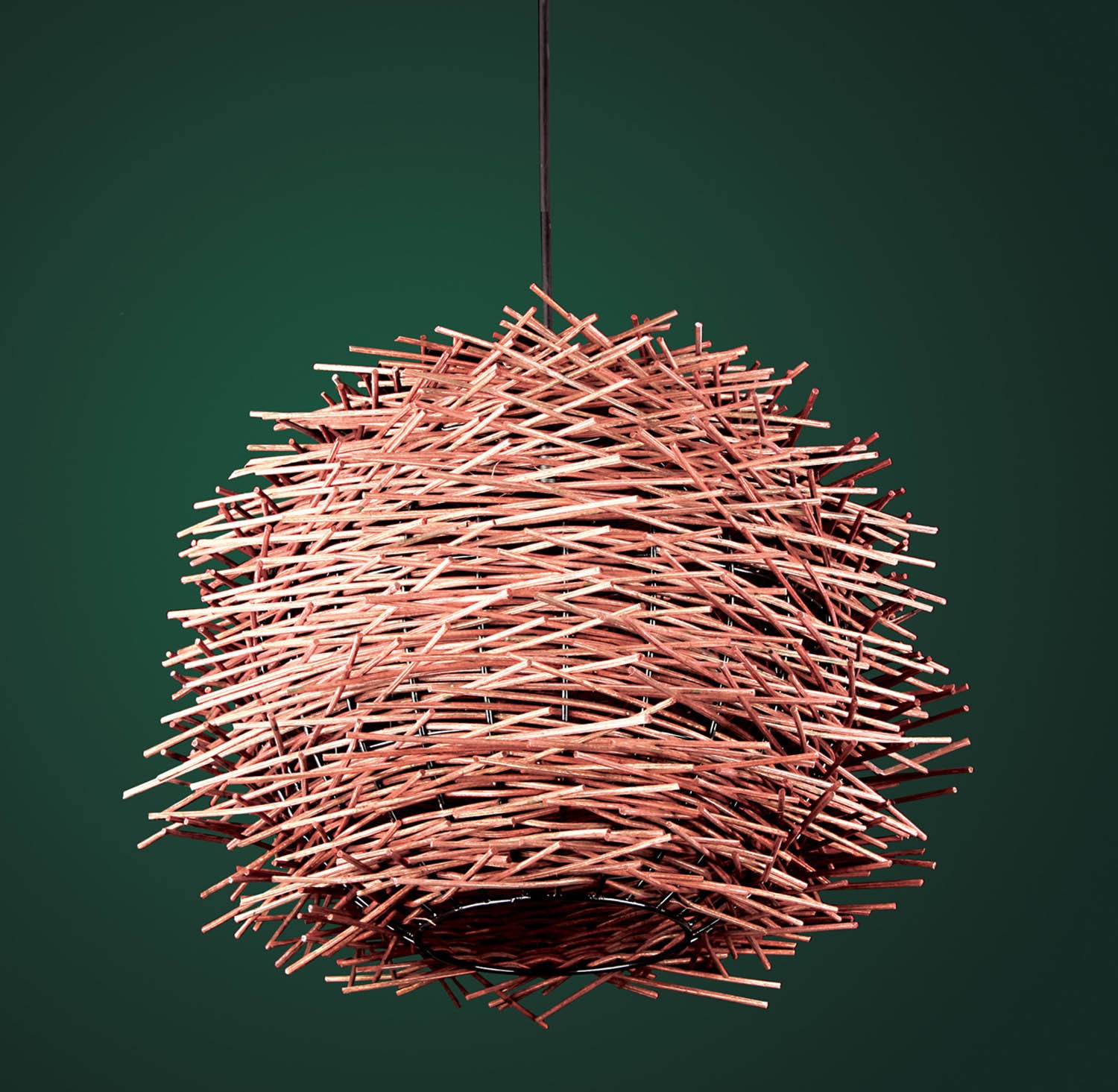 Светильник подвесной Максисвет 2-0107-1-BR E14