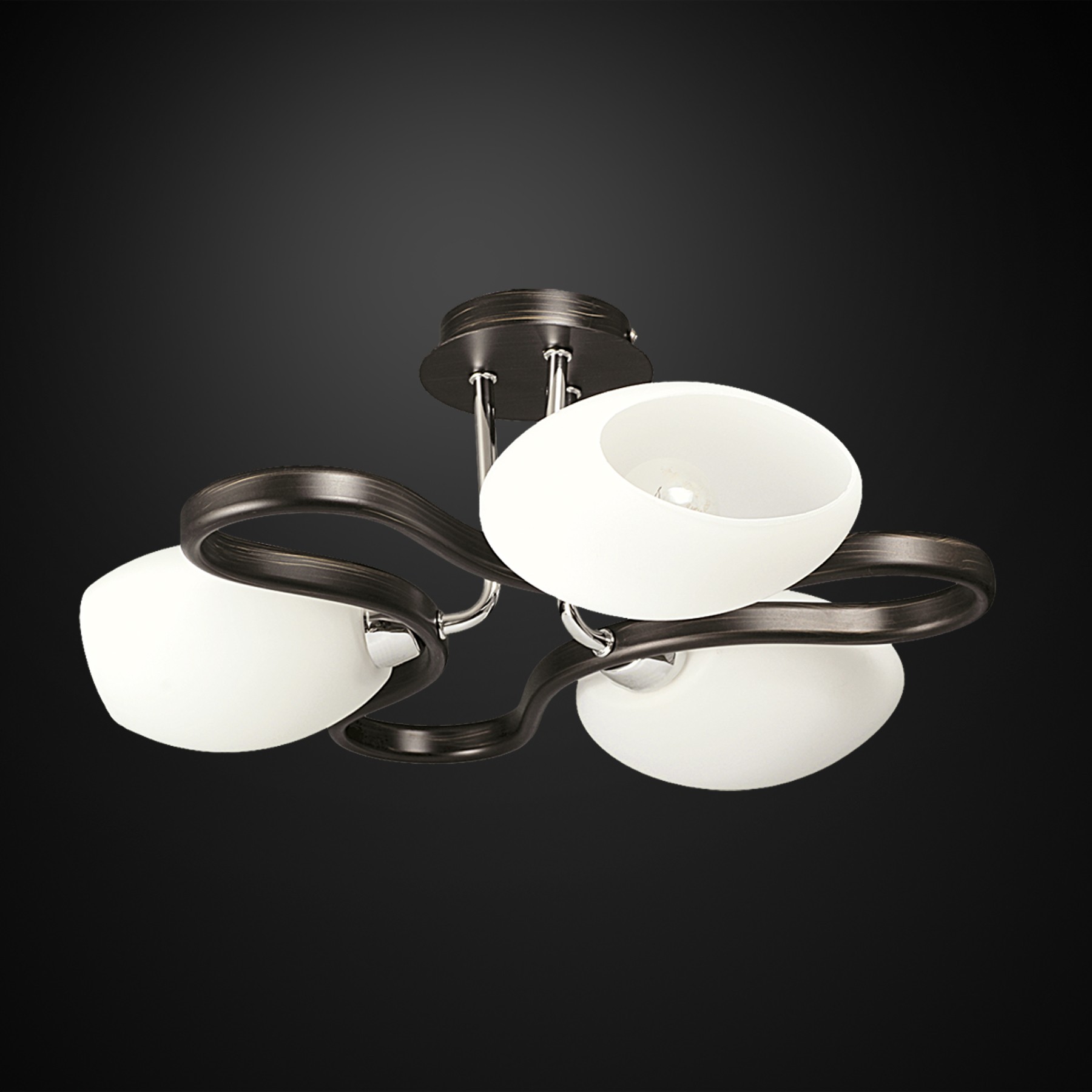 Потолочная люстра Максисвет 2691 1-2691-3-CR+DWE E14