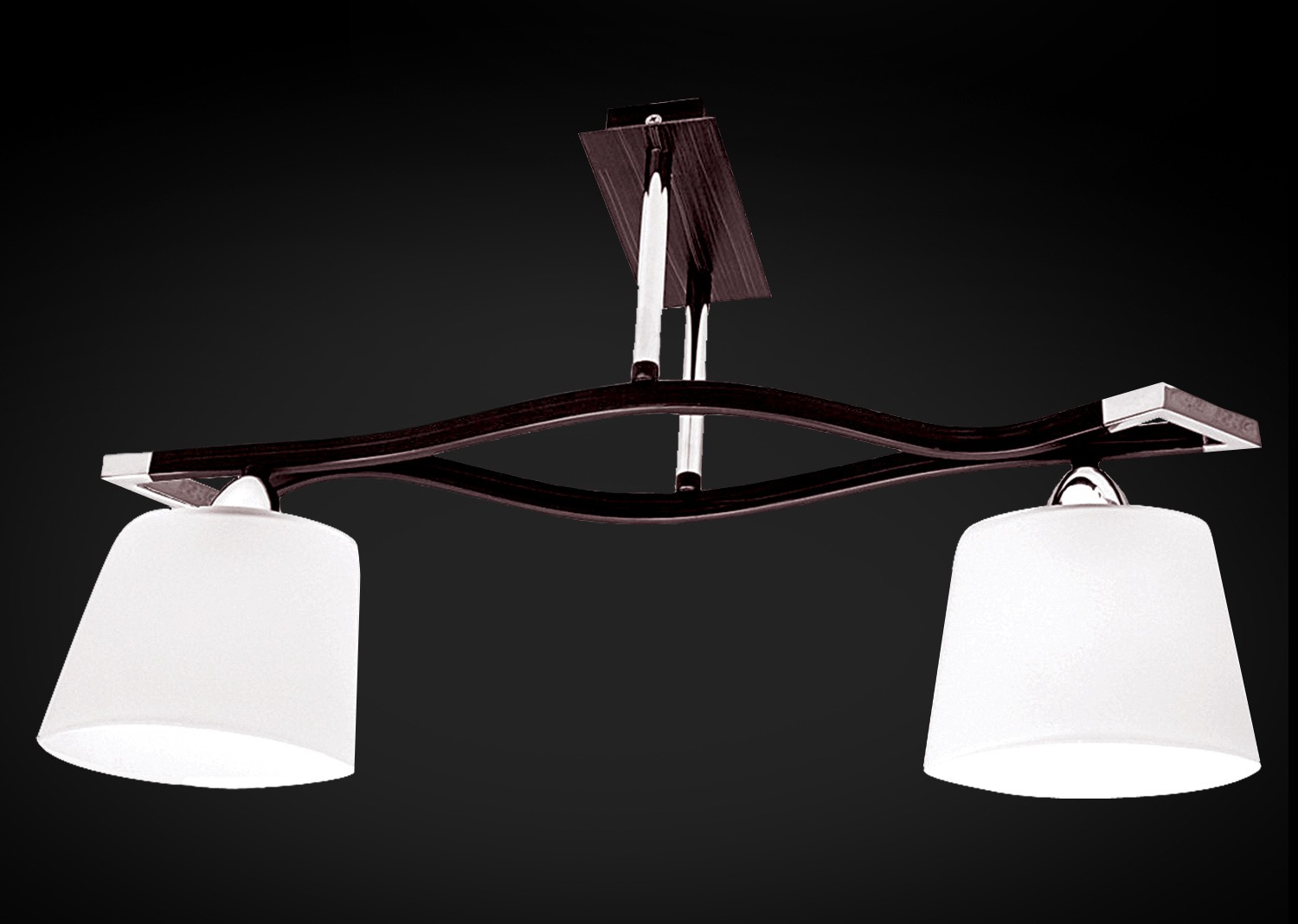 Потолочная люстра Максисвет 2112 1-2112-2-CR+DWE E14