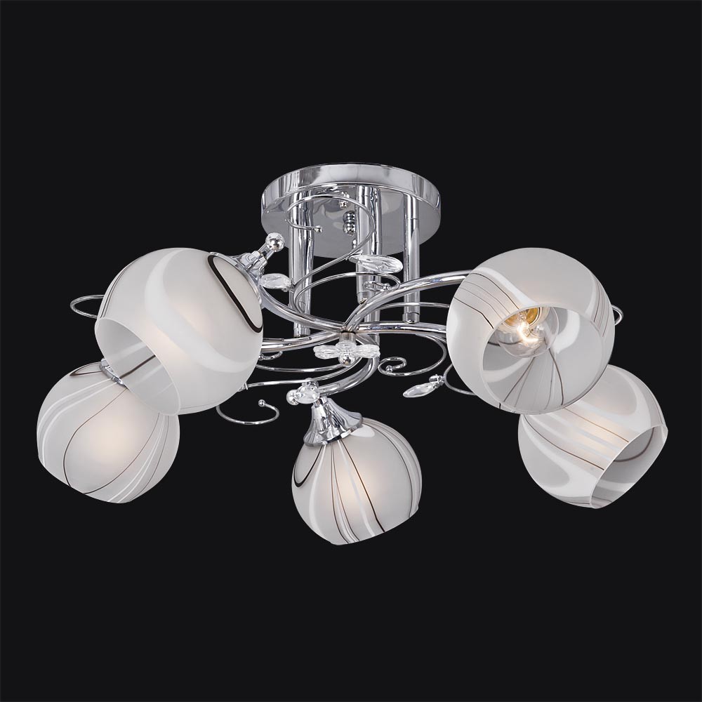 Потолочная люстра Максисвет 8669 1-8669-5-CR E27