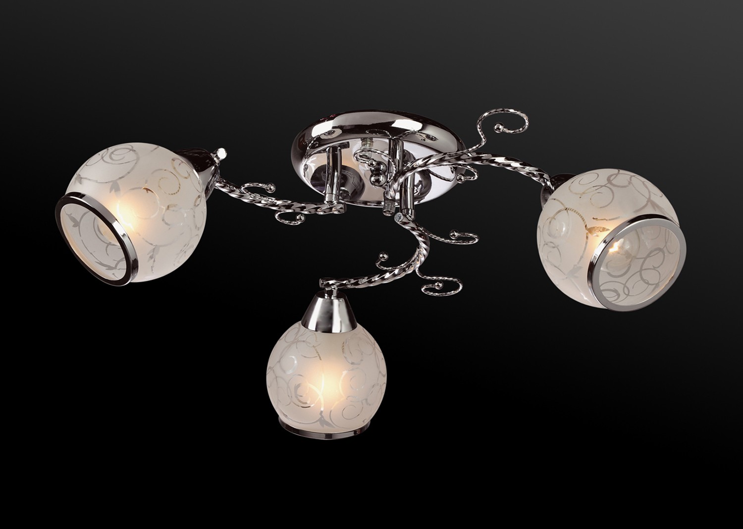 Потолочная люстра Максисвет 1063 1-1063-3-CR E14