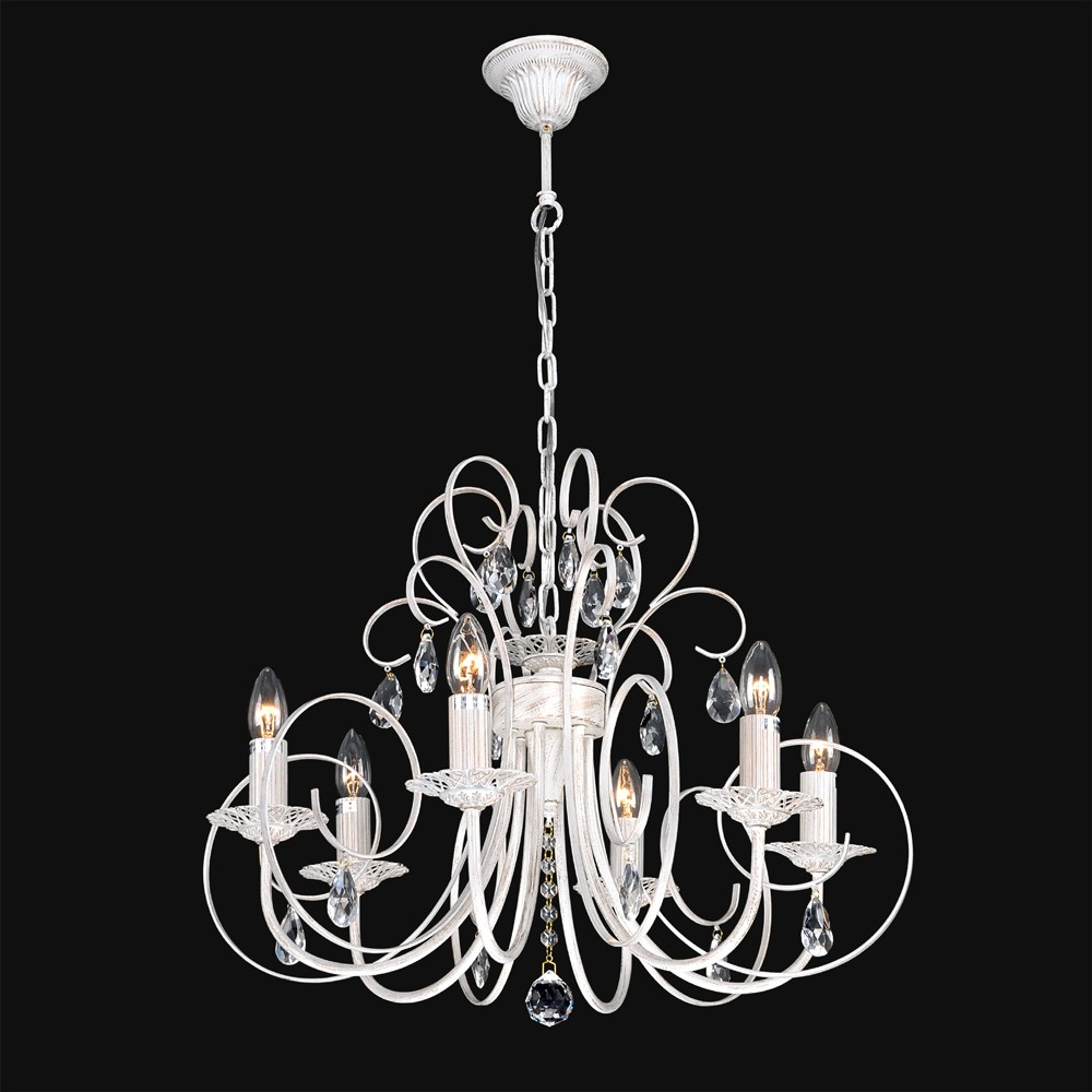 Подвесная люстра Максисвет 2-4484-6-WH E14