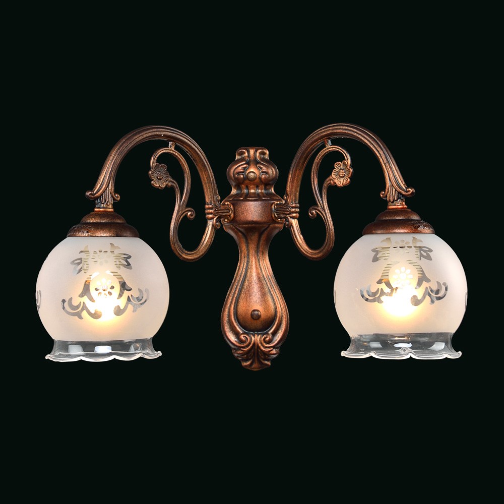 Настенное бра Максисвет 3-3960-2-BKS E14