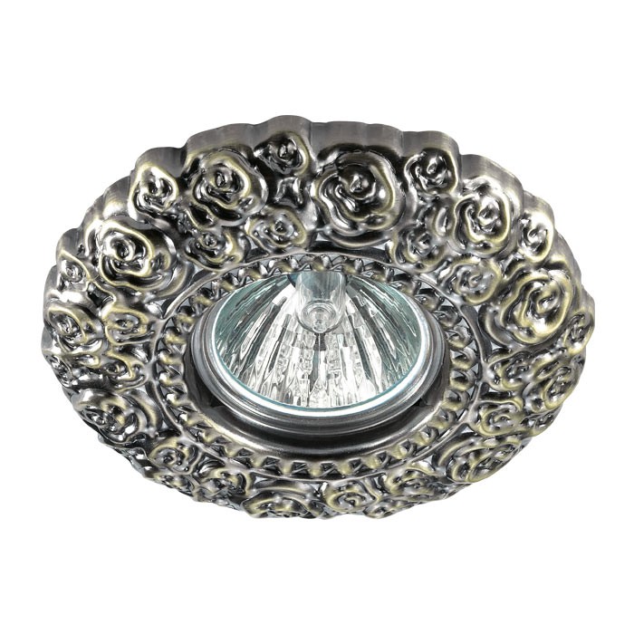 Встраиваемый светильник с узорами Fiori 370310 Novotech