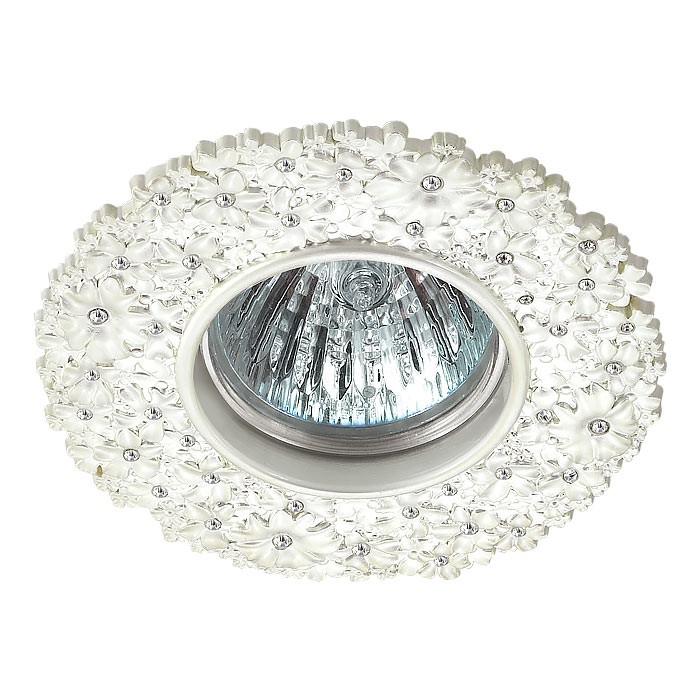 Встраиваемый светильник с узорами Candi 370335 Novotech