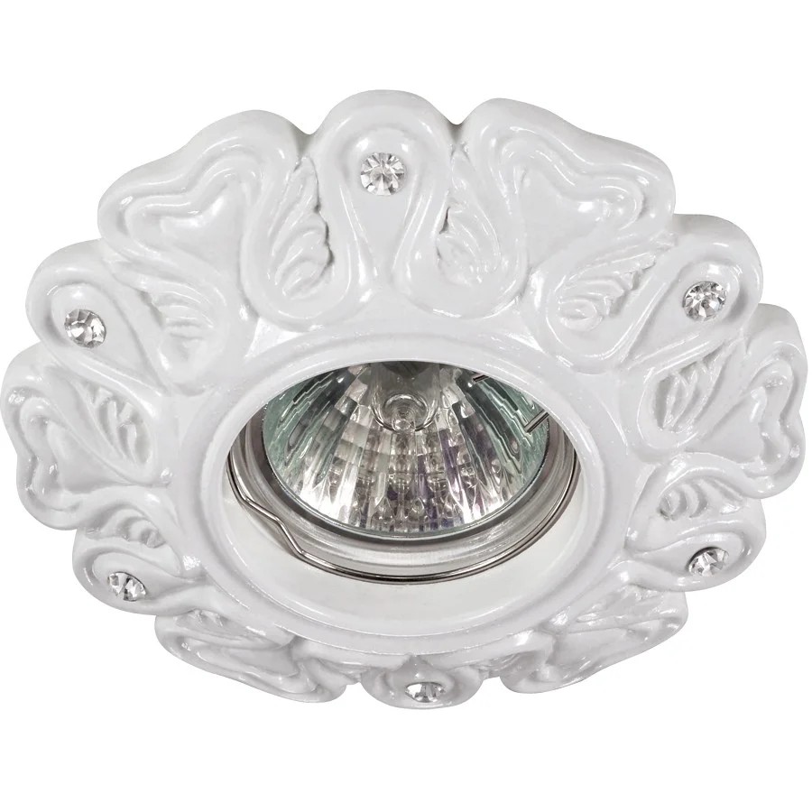 Встраиваемый светильник с узорами Pattern 370122 Novotech