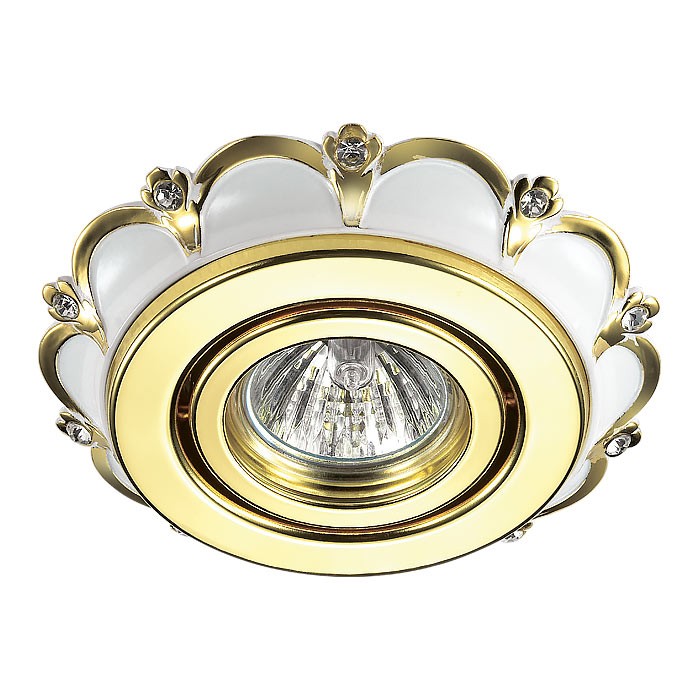 Встраиваемый светильник с узорами Grain 370297 Novotech