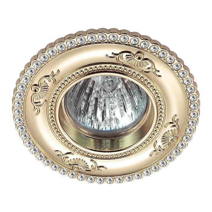 Встраиваемый светильник с узорами Candi 370339 Novotech