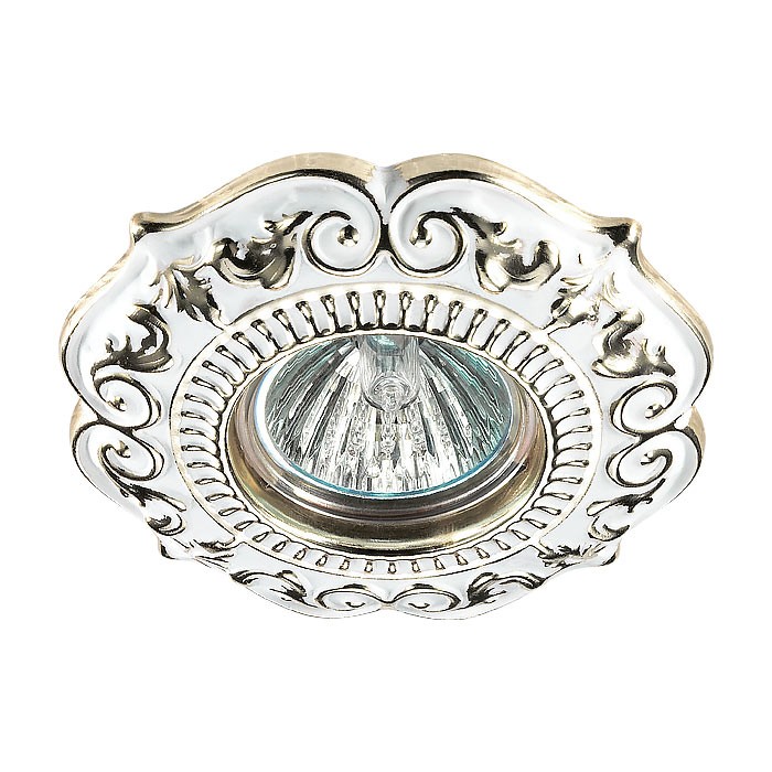 Встраиваемый светильник с узорами Fiori 370307 Novotech