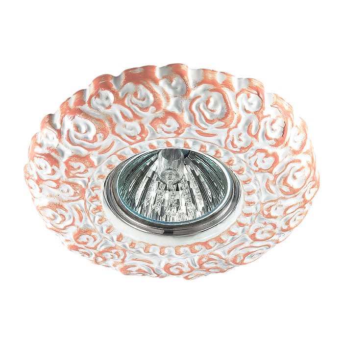 Встраиваемый светильник с узорами Fiori 370313 Novotech