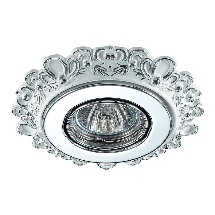 Встраиваемый светильник с узорами Ligna 370270 Novotech