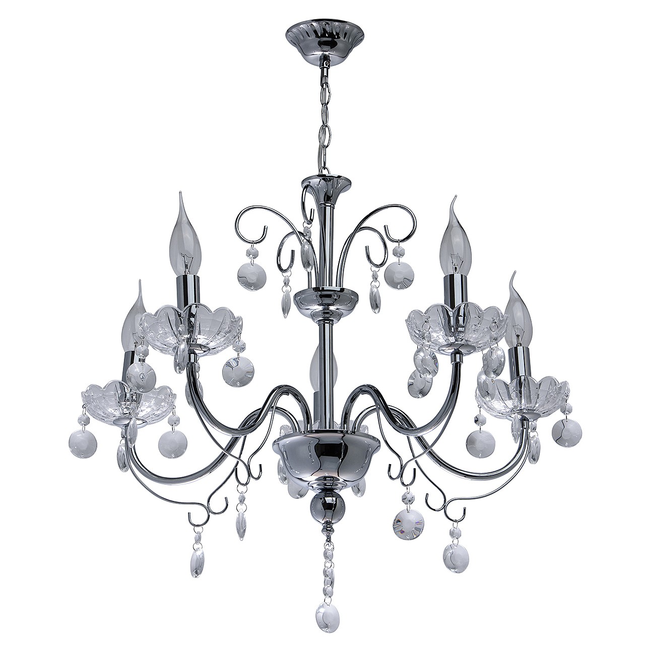 Подвесная люстра De Markt Свеча 683010305