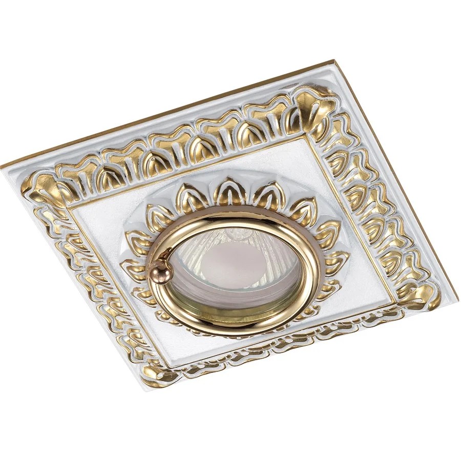 Встраиваемый светильник с узорами Daisy 370047 Novotech