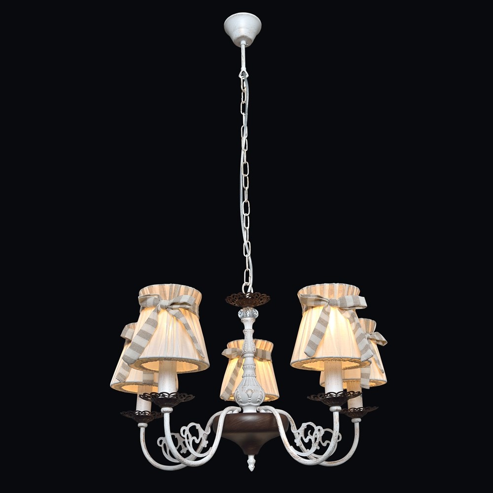 Подвесная люстра Максисвет 2-6800-5-WH+WE E14