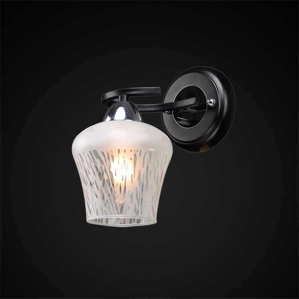 Настенное бра Максисвет 3-3080-1-BK+CR E14