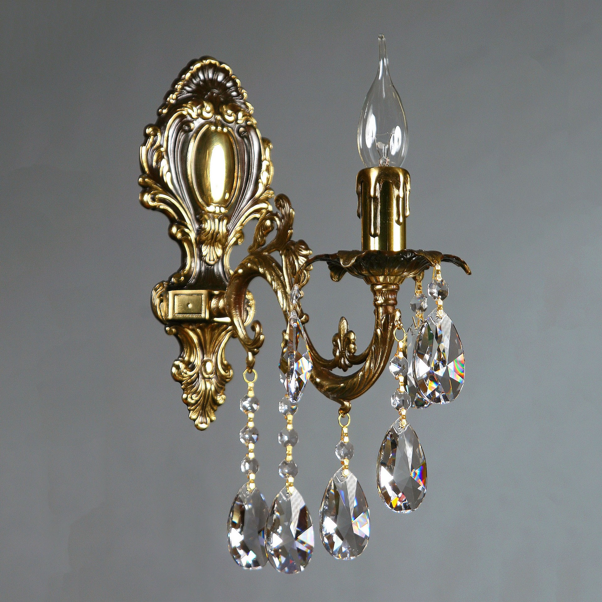 Настенное бра Ambiente Granada 2118/1 PB Tear drop