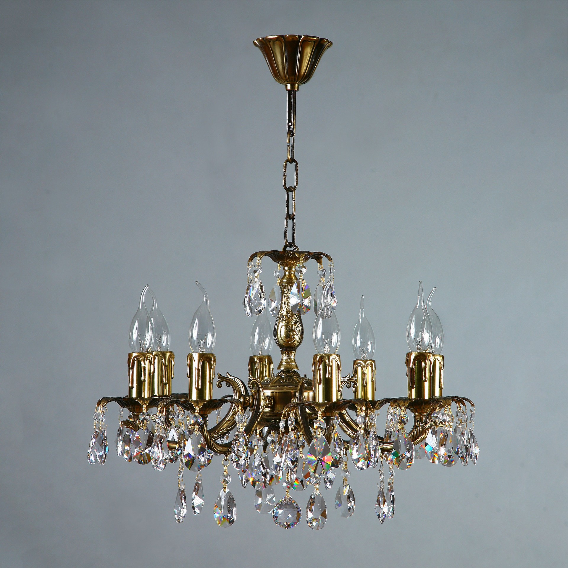 Подвесная люстра Ambiente Benisa 2226/8 PB Tear drop