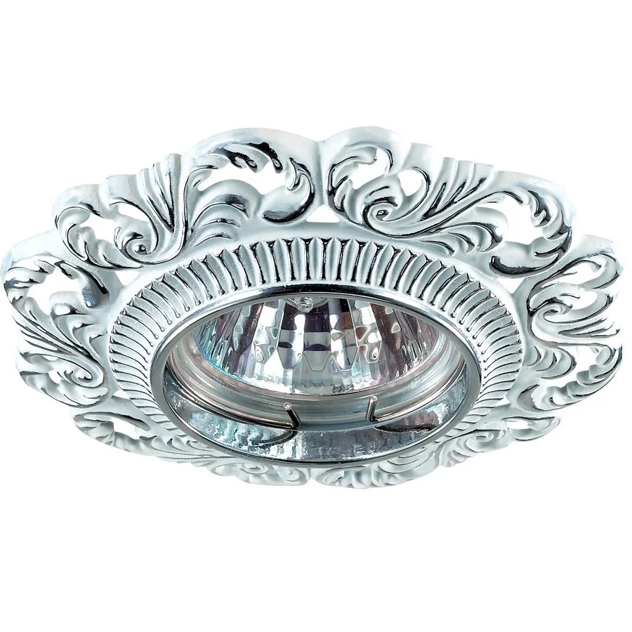 Встраиваемый светильник с узорами Vintage 370028 Novotech