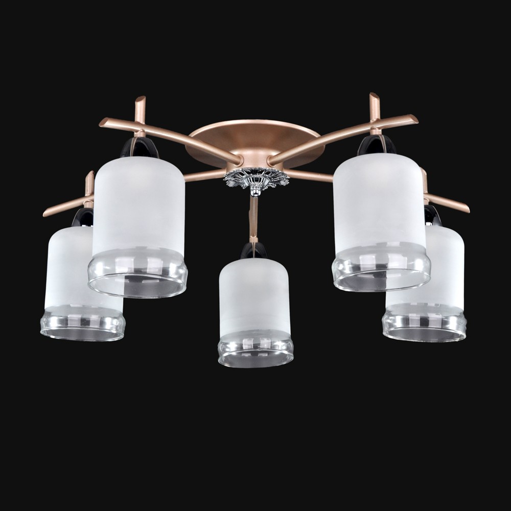 Потолочная люстра Максисвет 3010 1-3010-5-matt-FG+CR E14