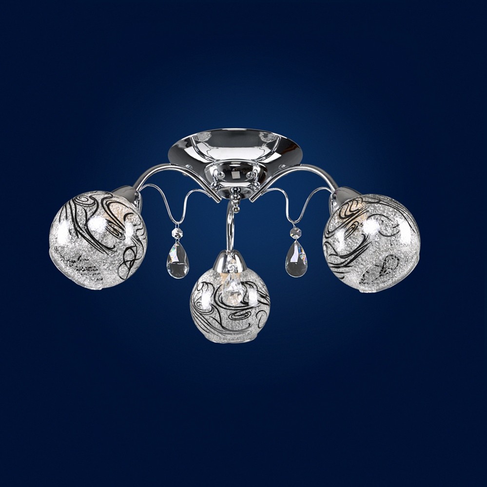 Потолочная люстра Максисвет 8725 1-8725-3-CR Е14