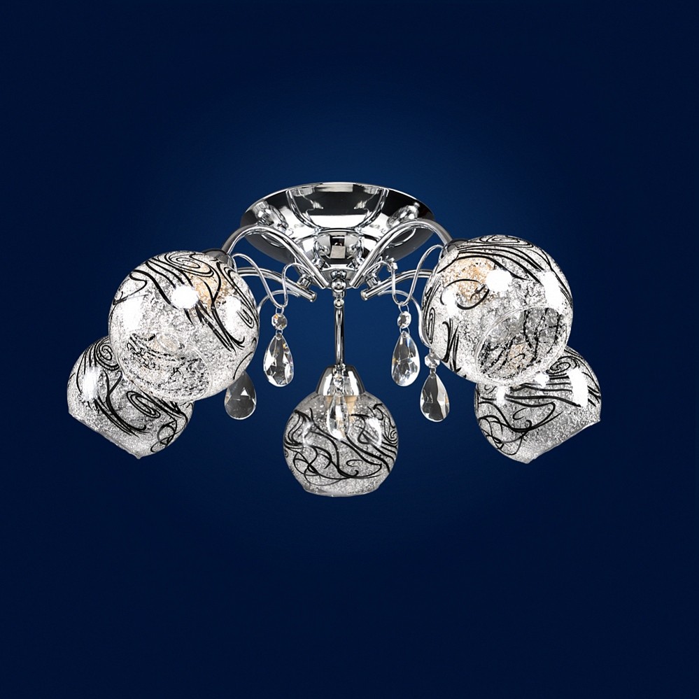 Потолочная люстра Максисвет 8725 1-8725-5-CR Е14