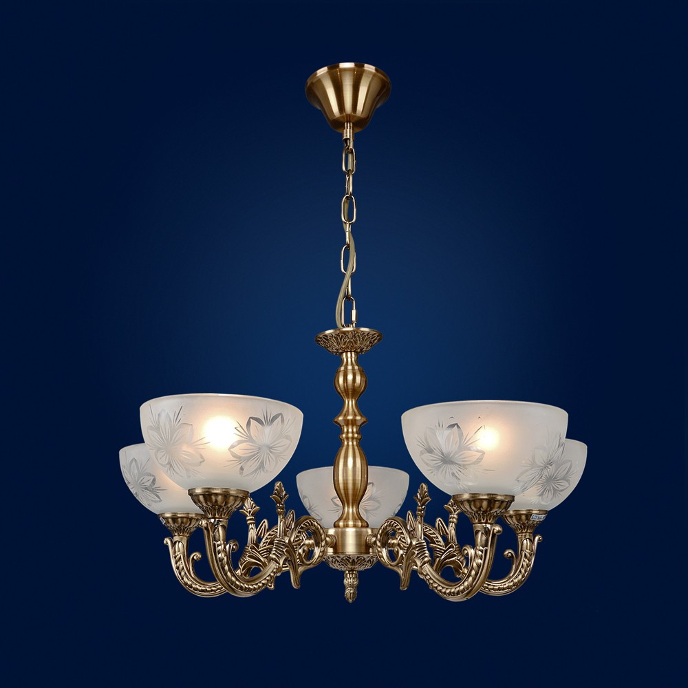 Подвесная люстра Максисвет 2-3930-5-AB E14