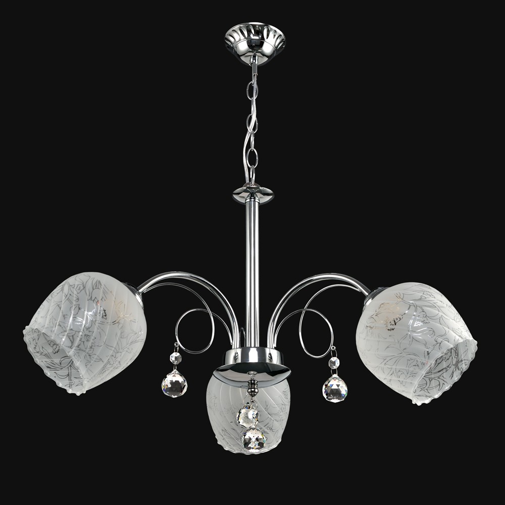 Подвесная люстра Максисвет 2-8900-3-CR E14