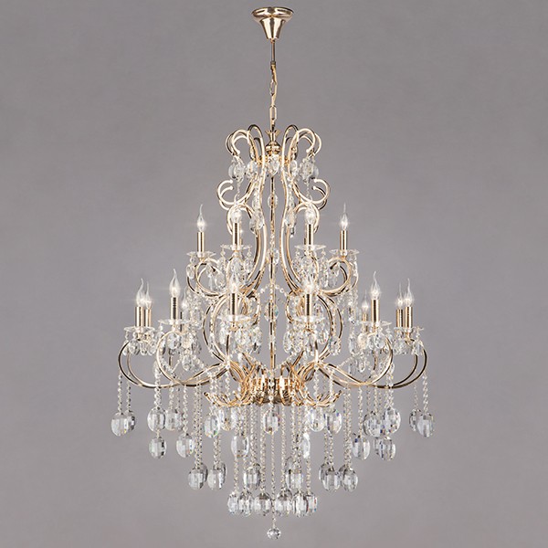 Подвесная хрустальная люстра Ariadne Bogates 252/18 Strotskis