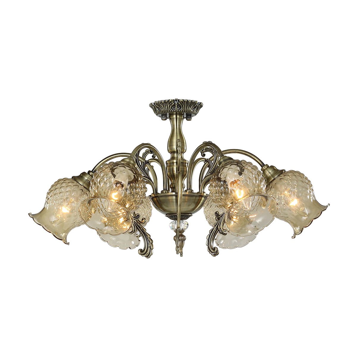 Потолочная люстра ID lamp Marmara 475/6PF-Oldbronze