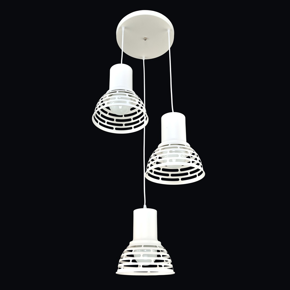 Светильник подвесной Максисвет 2-4981-3-WH E27