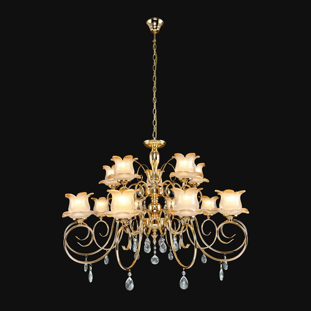 Люстра многоярусная 5456 2-5456-15-FG E14 Максисвет