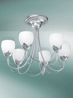 Потолочная люстра Vitaluce 5820 5820/6PL/EQ/A1S cv LM130 bianco lat. sat.