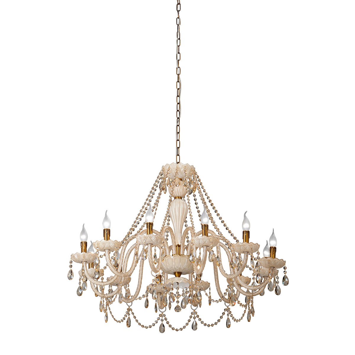 Подвесная хрустальная люстра V2365 Vitaluce V2365/12